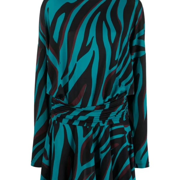 PINKO ΦΟΡΕΜΑ ATOM ΜΙΝΙ ΖΙΒΑΓΚΟ ΕΜΠΡΙΜΕ ΜΑΥΡΟ/ΠΡΑΣΙΝΟ