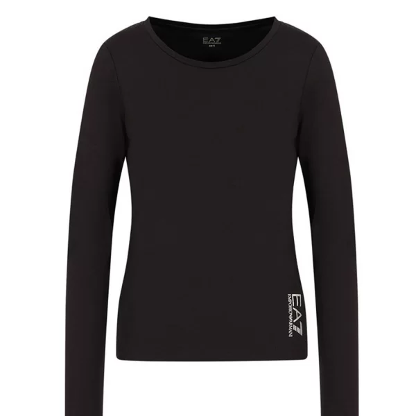 EMPORIO ARMANI 7 ΜΠΛΟΥΖΑ LOGO ΜΑΥΡΟ