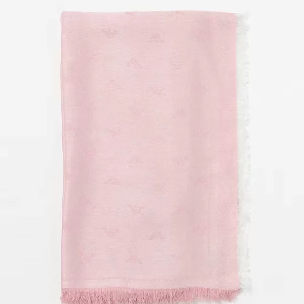 EMPORIO ARMANI ΕΣΑΡΠΑ LOGO ΡΟΖ