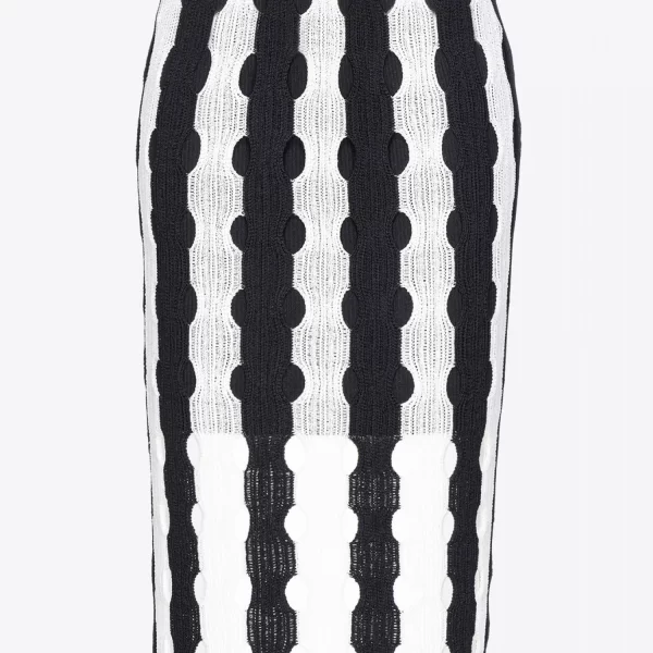 PINKO ΦΟΥΣΤΑ ROBOTS ΔΙΑΤΡΗΤΗ ΛΕΥΚΟ/ΜΑΥΡΟ