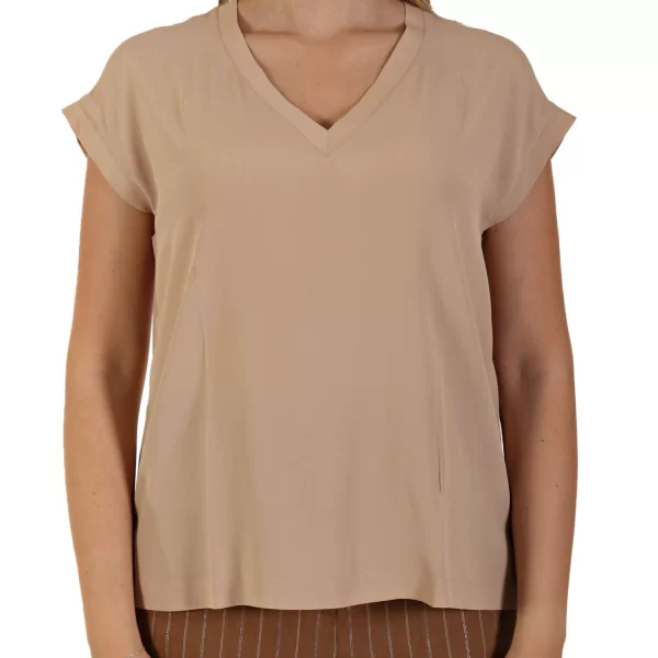 MARELLA SPORT ΜΠΛΟΥΖΑ PIALLA V-NECK ΜΠΕΖ