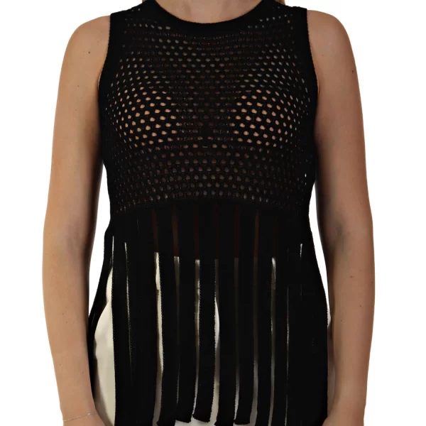 MARELLA TOP SPORA ΠΛΕΚΤΟ ΤΕΛΕΙΩΜΑ ΚΡΟΣΙΑ ΜΑΥΡΟ