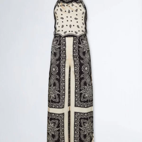 LIU-JO ΟΛΟΣΩΜΗ ΦΟΡΜΑ ALL OVER PRINT ΜΑΥΡΟ-ΕΚΡΟΥ