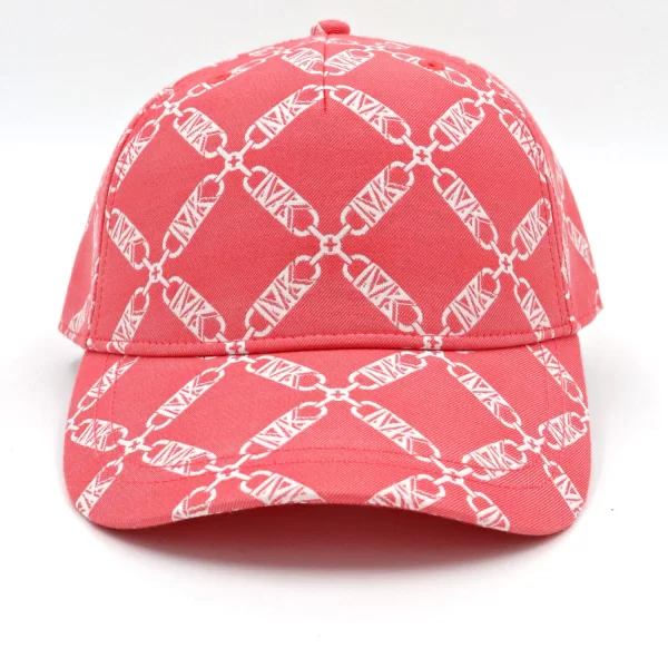 MICHAEL KORS ΚΑΠΕΛΟ ALL OVER LOGO ΚΟΡΑΛΙ