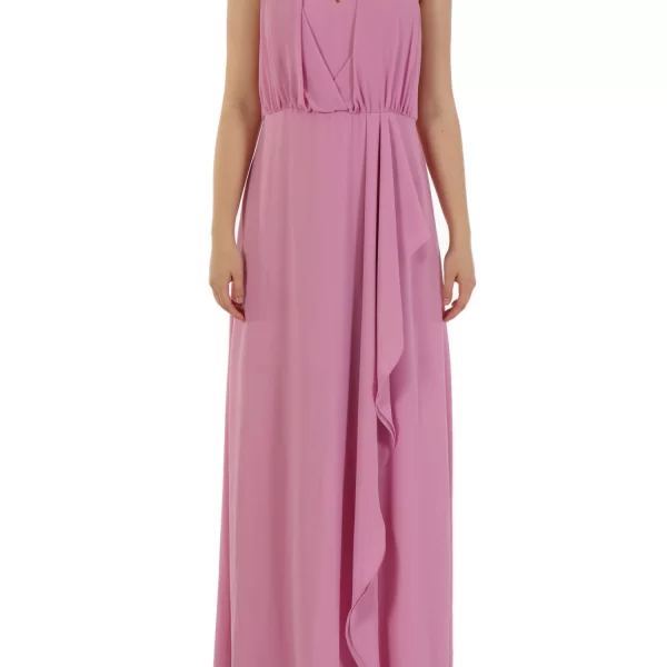 MARELLA ΦΟΡΕΜΑ ANTICO V-NECK ΜΑΚΡΥ ΣΟΥΡΕΣ ΛΙΛΑ