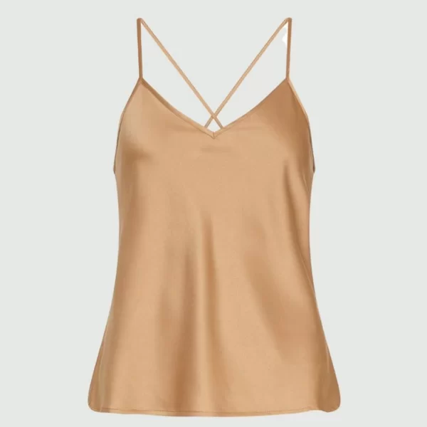 MARELLA MONOCHROME TOP BALANCE ΜΠΕΖ/ΧΡΥΣΟ