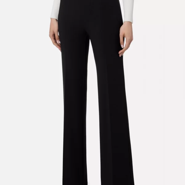 ELISABETTA FRANCHI ΠΑΝΤΕΛΟΝΑ ESSENTIALS ΨΗΛΟΜΕΣΟ ΑΛΥΣΙΔΑ ΤΣΕΠΗ ΜΑΥΡΟ