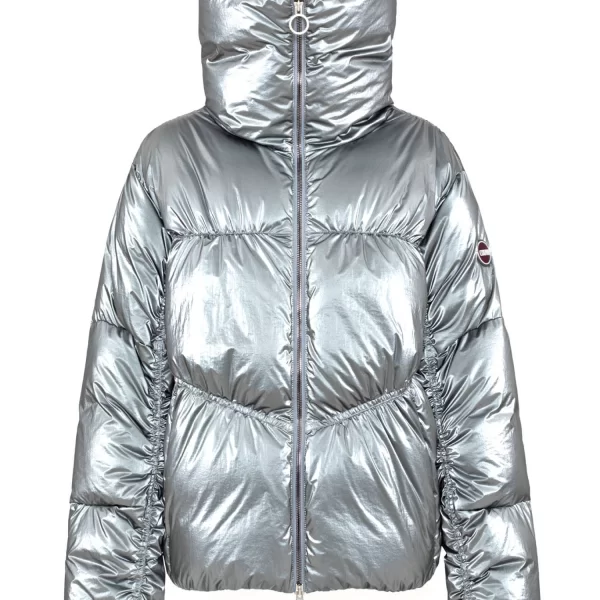COLMAR ΜΠΟΥΦΑΝ DOWN JACKET ΦΟΥΣΚΩΤΟ ΑΣΗΜΙ ΜΕΤΑΛΛΙΖΕ