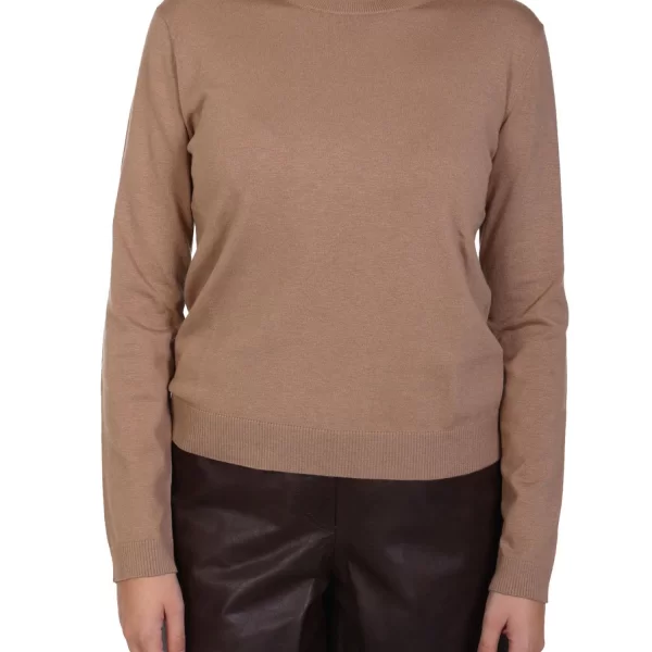 MAX MARA WEEKEND ΠΛΕΚΤΟ SICILIA CREW-NECK ΚΑΜΕΛ