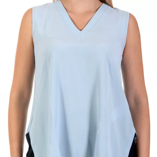 MARELLA EMME BONGO TOP V-NECK ΣΙΕΛ