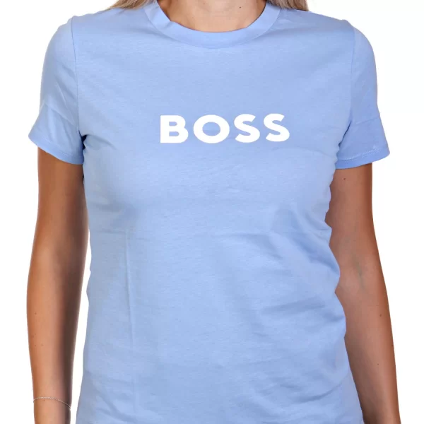 BOSS CASUAL T-SHIRT C_ELOGO_5 ΣΙΕΛ
