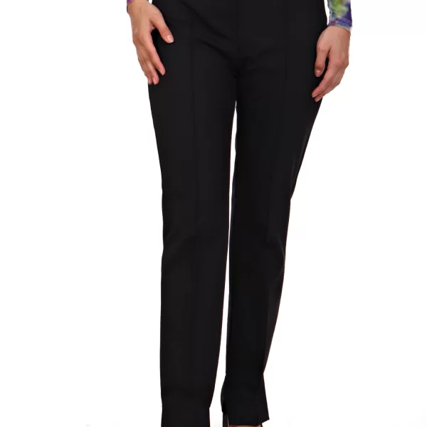 BOSS ΠΑΝΤΕΛΟΝΙ TIZENA CHINO ΑΣΥΜΜΕΤΡΟ ΤΕΛΕΙΩΜΑ ΚΑΙ ΑΝΟΙΓΜΑ ΜΑΥΡΟ