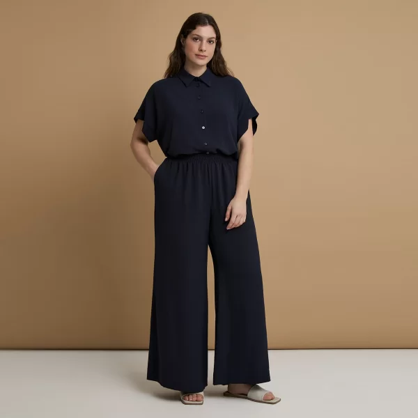 Παντελόνα κρεπ airwashed