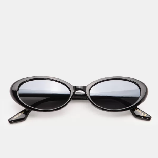 Γυαλιά Ηλίου Οβάλ - Μαύρο