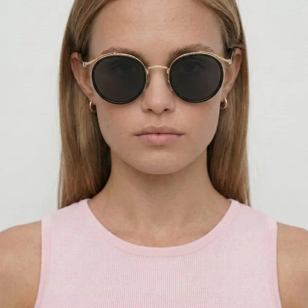 Γυαλιά Ηλίου Στρογγυλά - Μαύρο