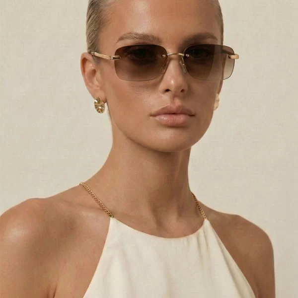 Γυαλιά Ηλίου Χωρίς Σκελετό - Καφέ