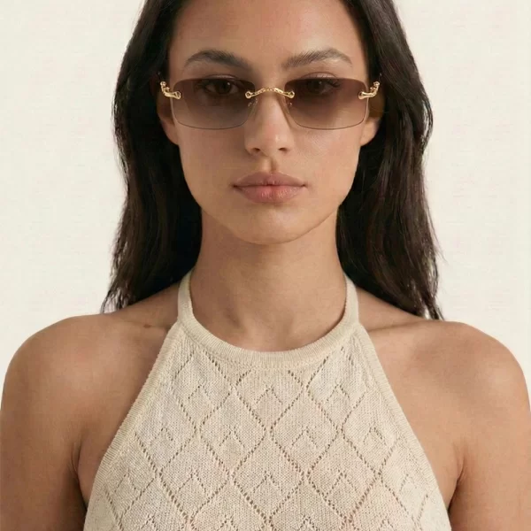 Γυαλιά Ηλίου Χωρίς Σκελετό - Καφέ