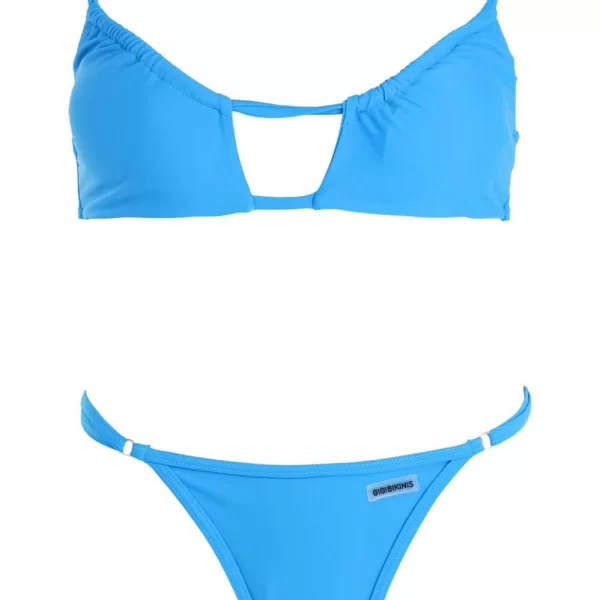 GIGI-Μαγιό Σετ Μπικίνι με Μπουστάκι - Μπλε