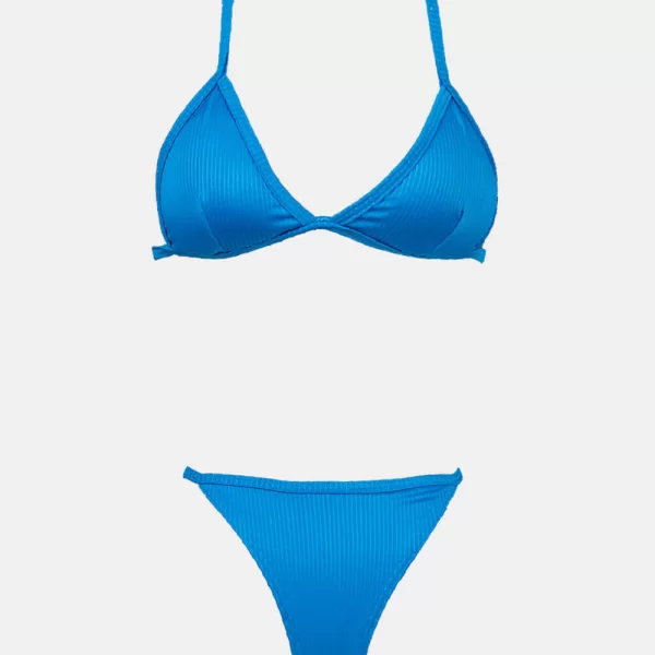 GIGI-Μαγιό Μπικίνι Ριπ Ψηλόμεσο - Μπλε