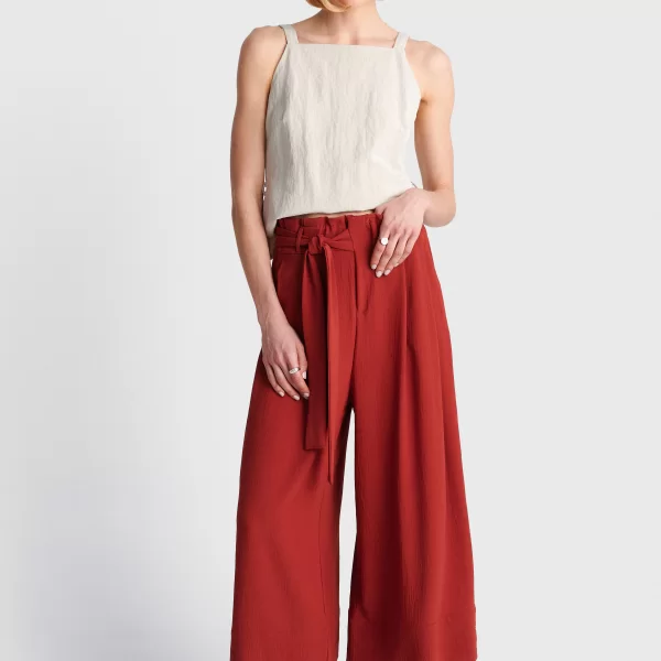  Zιπ κιλότ με λάστιχο και ζώνη - 5206179106863