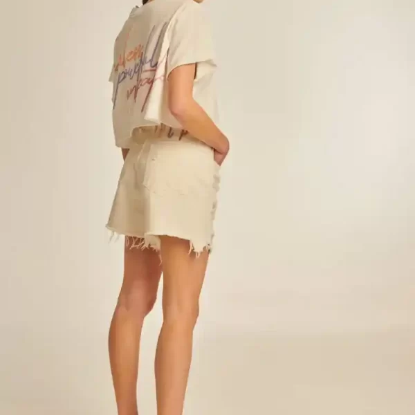 Tara Σορτς Τζιν - OFF WHITE