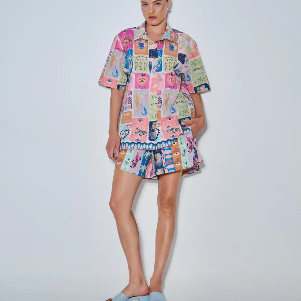 Xanthe shorts - BLUE