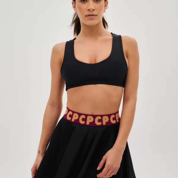 Γυναικεία μίνι φούστα - Luna Bubble - BLACK