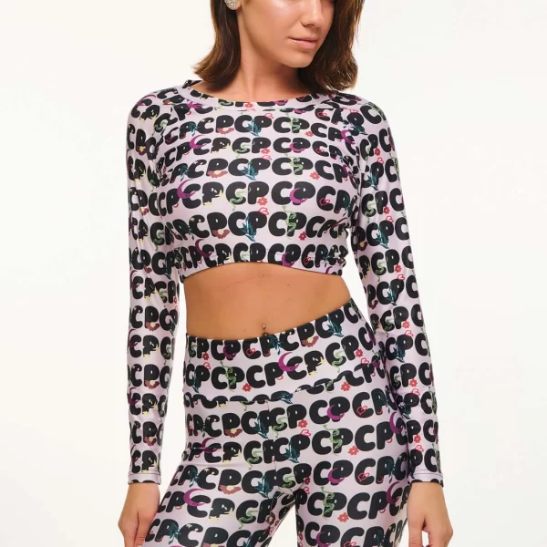 Γυναικείο Εμπριμέ Crop Top - MARNI - PINK