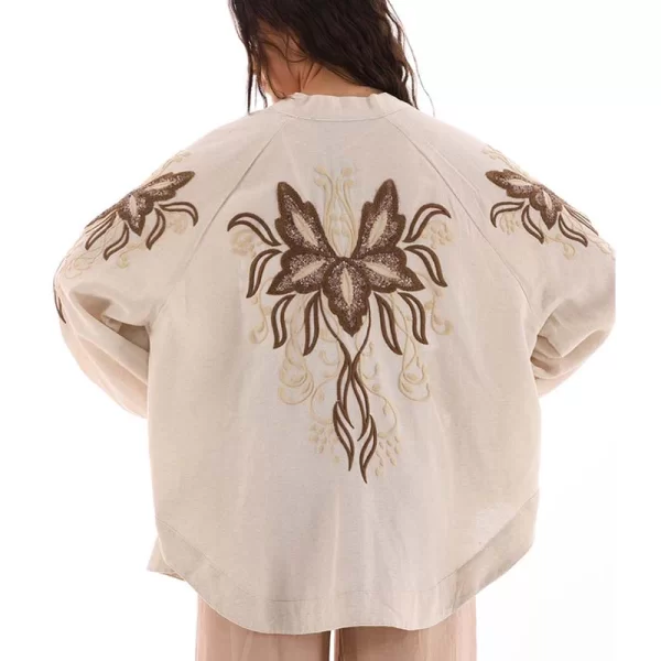 FEDRA γυναικείο πουκάμισο με κεντήματα