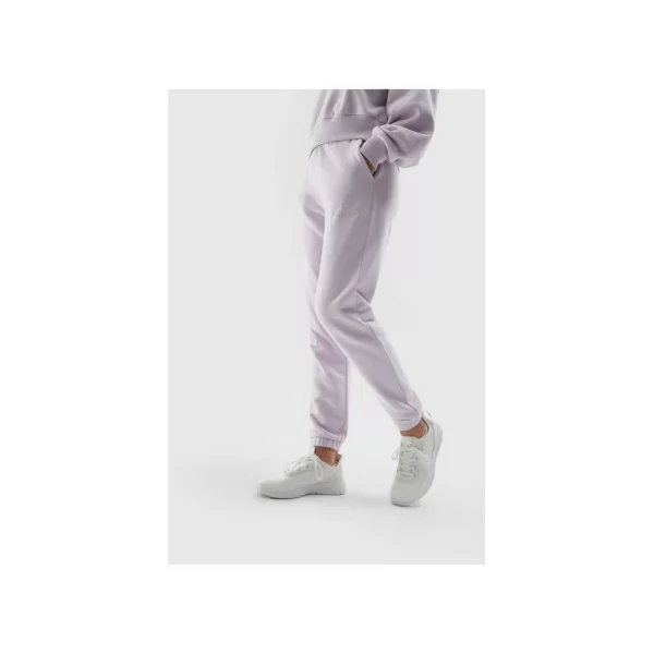 4F 4F Παντελόνι Γυναικείας Φόρμας Μωβ 4FAW23TTROF472-52S