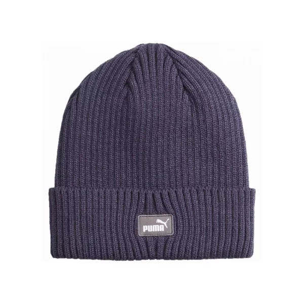 Puma Puma Classic Cuff Beanie Unisex Σκούφος Πλεκτός σε Navy Μπλε χρώμα 024826-02