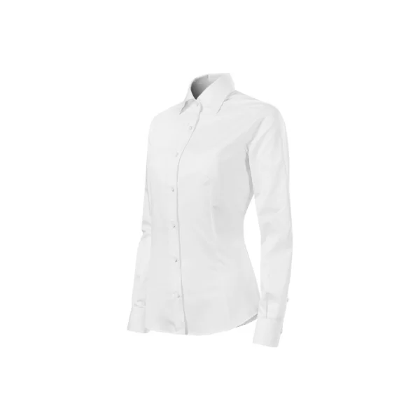 Malfini Μακρυμάνικο Γυναικείο Πουκάμισο Άσπρο. MLI-26500