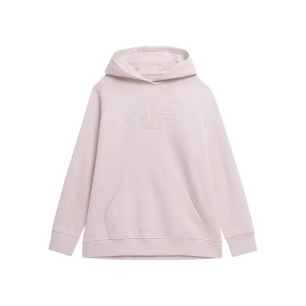 4F Γυναικείο Φούτερ με Κουκούλα Ροζ 4FSS23TSWSF535-12S