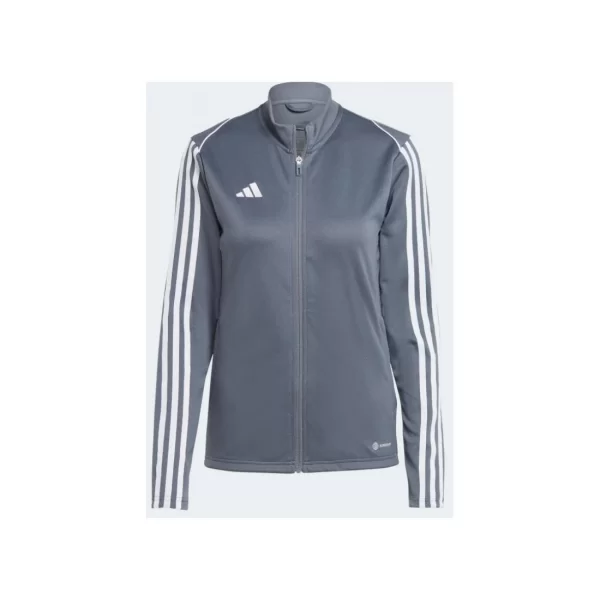 Adidas Γυναικεία Ζακέτα Φούτερ Γκρι HS3516