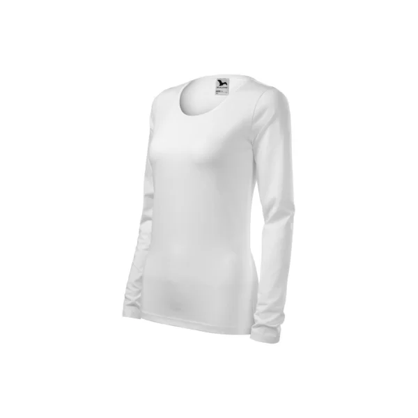 Malfini Γυναικεία Διαφημιστική Μπλούζα Μακρυμάνικη σε Λευκό Χρώμα MLI-13900