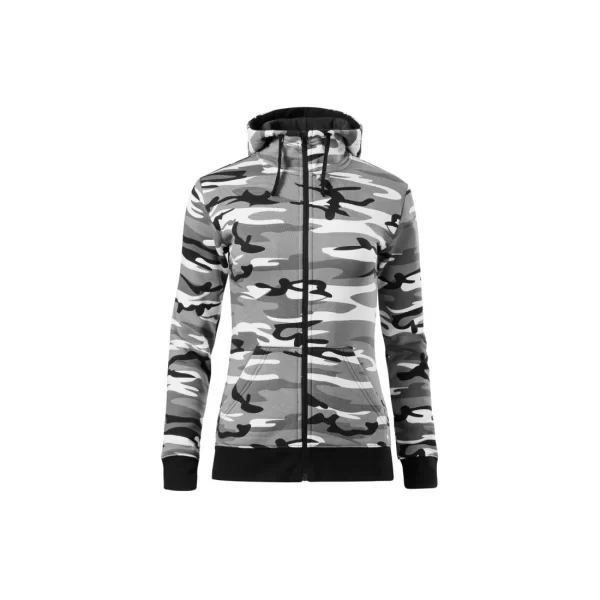 Malfini Γυναικεία Ζακέτα Φούτερ Γκρι MLI-C2032