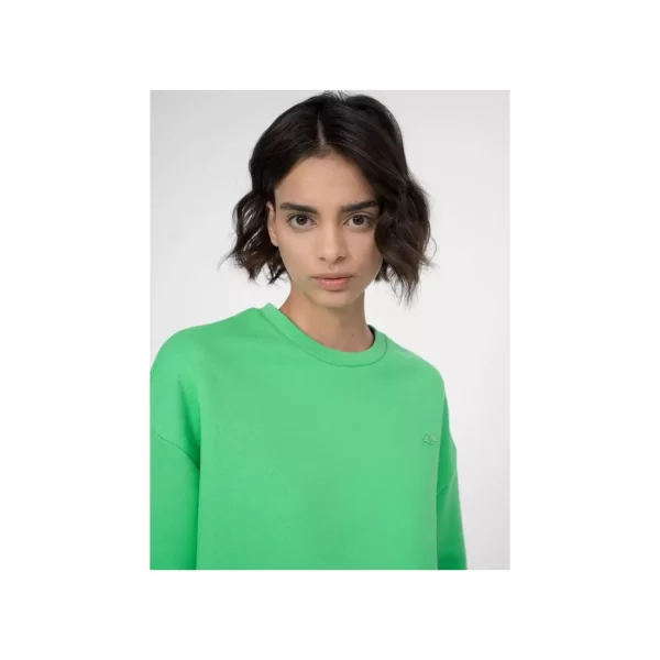 4F Γυναικείο Φούτερ Πράσινο 4FSS23TSWSF537-41S