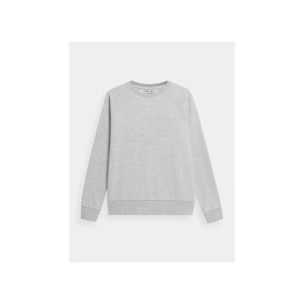 4F Γυναικείο Φούτερ Γκρι 4FSS23TSWSF370-27M