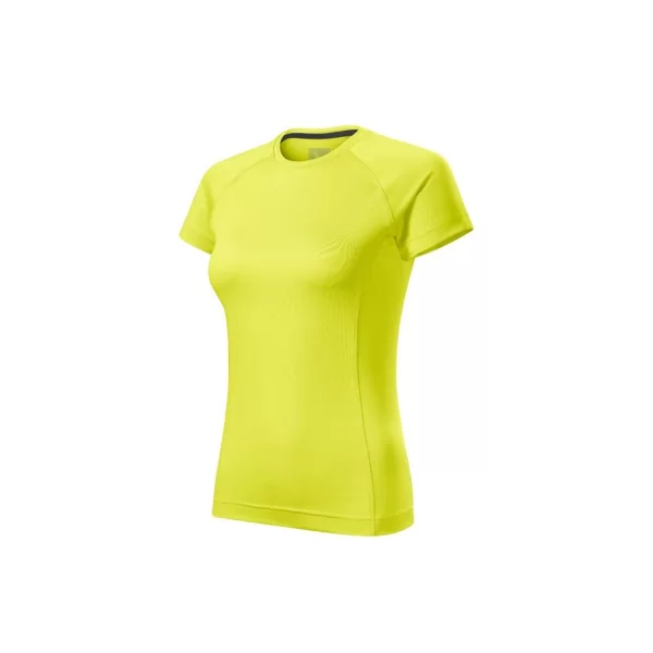 Malfini Γυναικείο Διαφημιστικό T-shirt Κοντομάνικο σε Κίτρινο Χρώμα MLI-17690