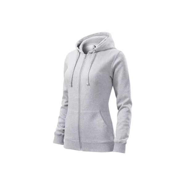 Malfini Malfini Γυναικεία Διαφημιστική Ζακέτα Μακρυμάνικη σε Γκρι Χρώμα MLI-41103