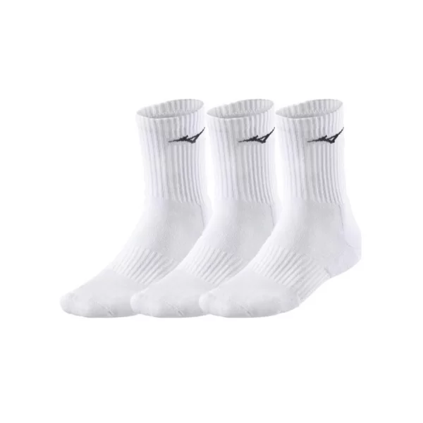 Mizuno 32GX250501 Running Κάλτσες Λευκές 3 Ζεύγη
