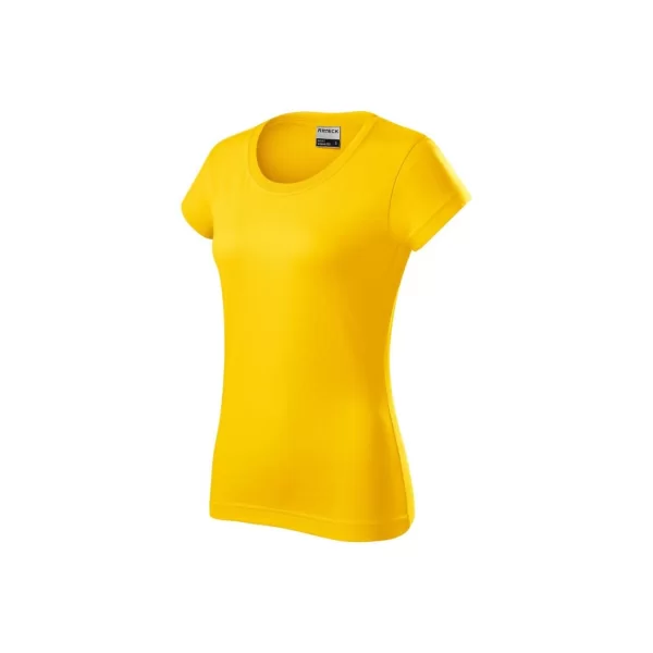 Rimeck Γυναικείο Διαφημιστικό T-shirt Κοντομάνικο σε Κίτρινο Χρώμα MLI-R0404