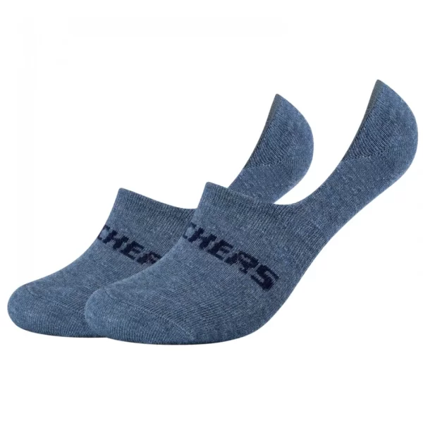 Skechers 2PPK Mesh Ventilation Footies Socks SK440085500