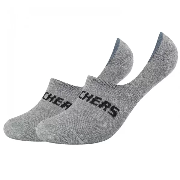 Skechers 2PPK Mesh Ventilation Footies Socks SK440089300