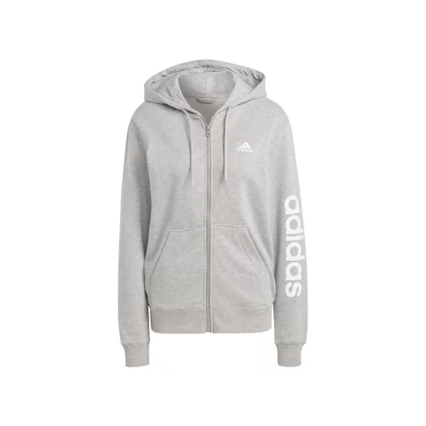 adidas Essentials Linear FullZip French Terry Hoodie W IC6866