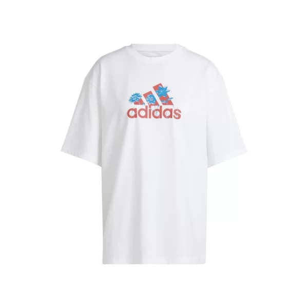 adidas Flower Pack Badge of Sport Women's Tshirt White IT1421