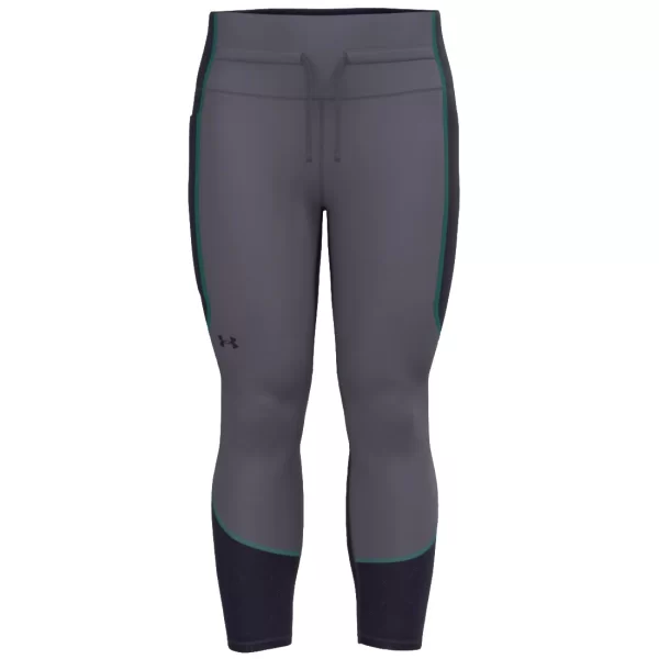 Under Armour Under Armour Heatgear Training Γυναικείο Cropped Κολάν Γκρι 1370067-530