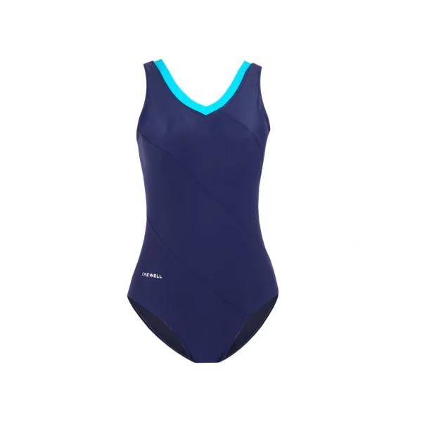 Crowell Angie Ολόσωμο Μαγιό με Ενίσχυση Navy Μπλε