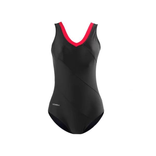 Crowell Angie Ολόσωμο Μαγιό με Ενίσχυση Γκρι