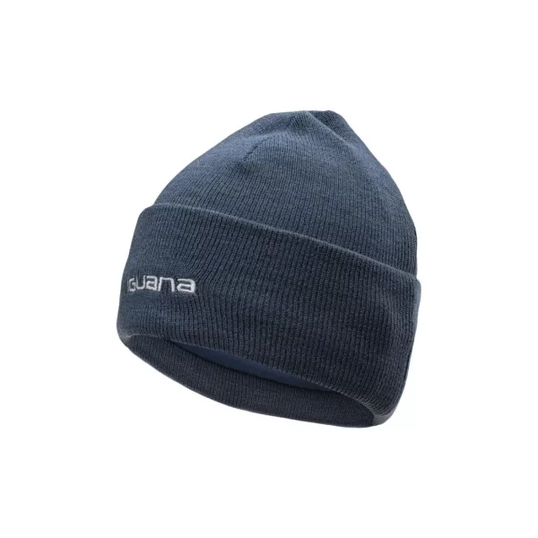 Iguana Iguana Lea Beanie Γυναικείος Σκούφος με Rib Πλέξη σε Μπλε χρώμα 92800337318